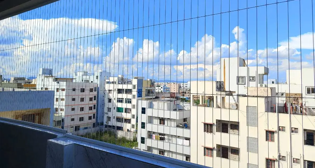 Invisible Grill Nets for Balcony