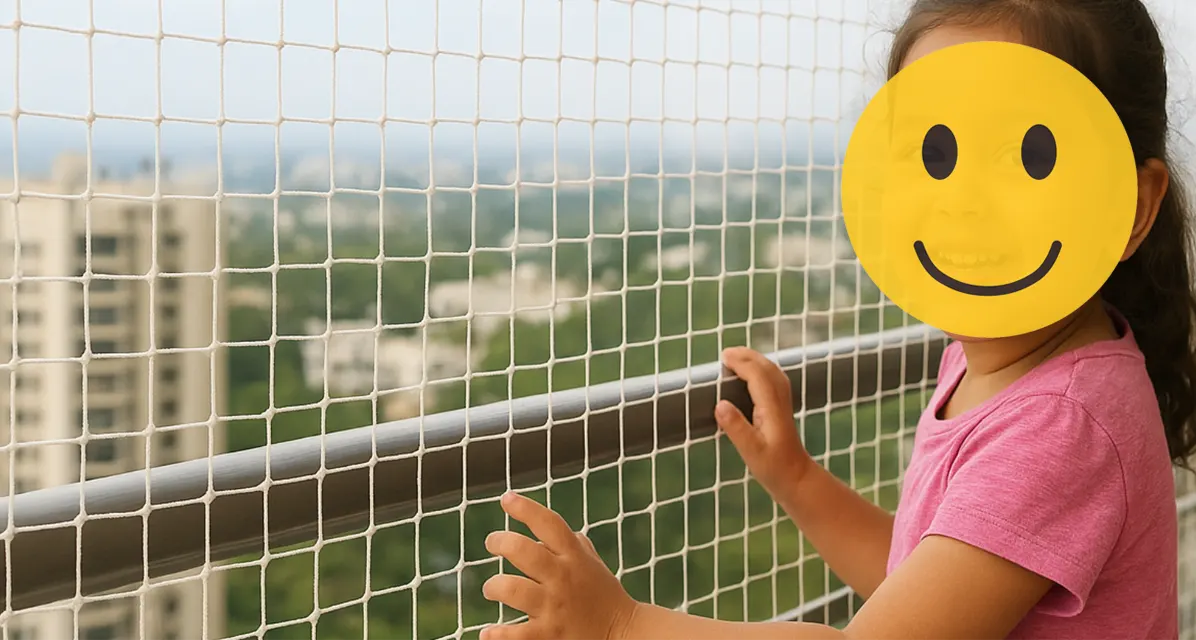 Kids Safety Net for Balcony